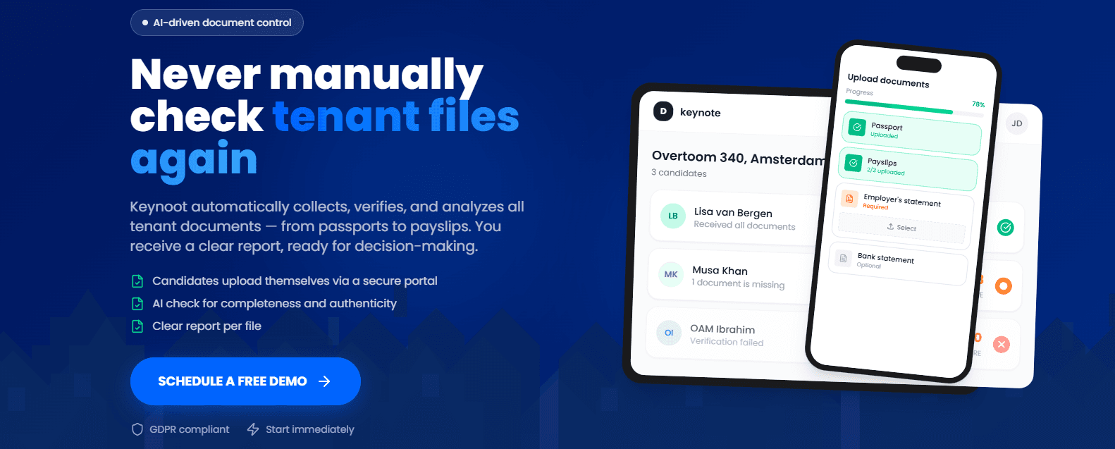 Keynoot — AI-Powered Document Control for Rental Agencies